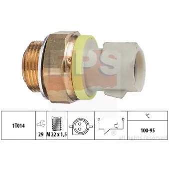 EPS 1.850.280 - Interrupteur de température, ventilateur de radiateur