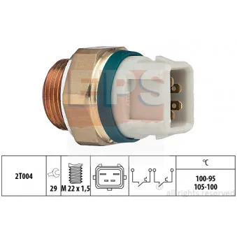 EPS 1.850.638 - Interrupteur de température, ventilateur de radiateur