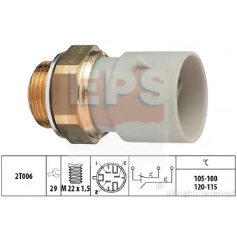 EPS 1.850.649 - Interrupteur de température, ventilateur de radiateur