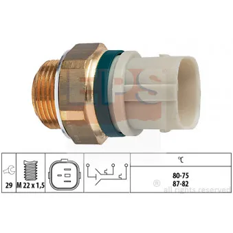 Interrupteur de température, ventilateur de radiateur EPS OEM 701959481c