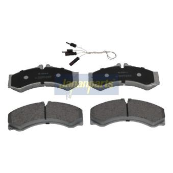 Jeu de 4 plaquettes de frein JAPANPARTS [PA-0540AF]