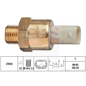 Interrupteur de température, ventilateur de radiateur FISPA 82.1452