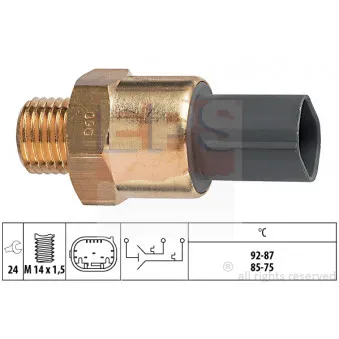 EPS 1.850.691 - Interrupteur de température, ventilateur de radiateur