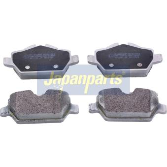 Jeu de 4 plaquettes de frein avant JAPANPARTS [PP-0128AF]