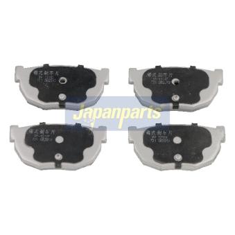 Jeu de 4 plaquettes de frein arrière JAPANPARTS [PP-121AF]