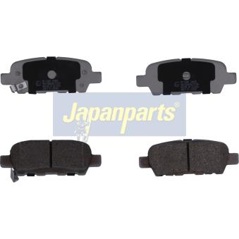 Jeu de 4 plaquettes de frein avant JAPANPARTS [PP-132AF]