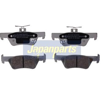 Jeu de 4 plaquettes de frein avant JAPANPARTS [PP-418AF]