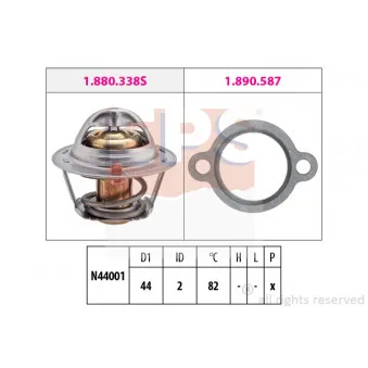 Thermostat d'eau EPS OEM 17670M85030000