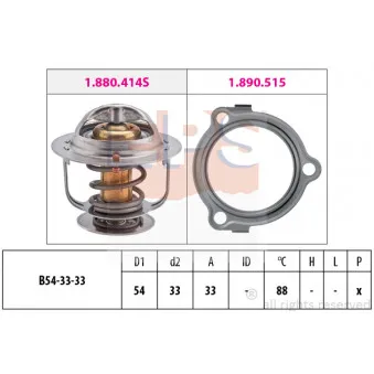 Thermostat d'eau EPS OEM 0K41015171A