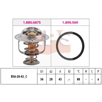 Thermostat d'eau EPS 1.880.687