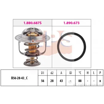 Thermostat d'eau EPS 1.880.688