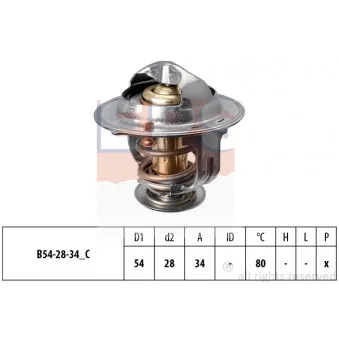 Thermostat d'eau MEAT & DORIA 92629