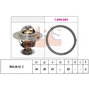 Thermostat d'eau EPS 1.880.726