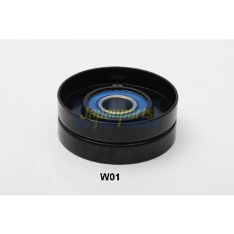 Poulie renvoi/transmission, courroie trapézoïdale à nervures JAPANPARTS [RP-W01]