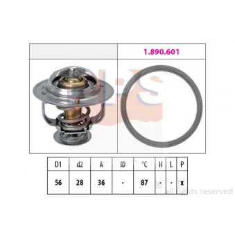 Thermostat d'eau CALORSTAT BY VERNET TH6587.87J