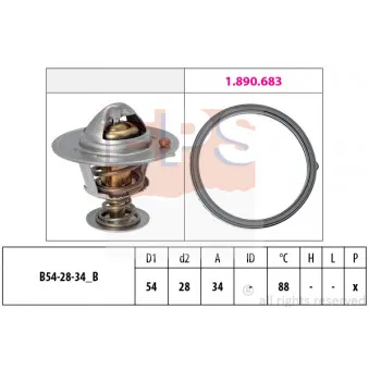 Thermostat d'eau EPS 1.880.834