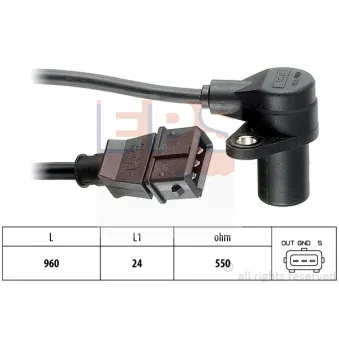 Capteur d'angle, vilebrequin EPS OEM 12141247218