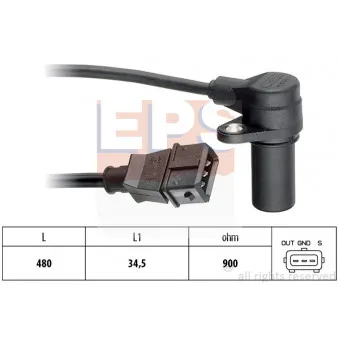 Capteur d'angle, vilebrequin EPS 1.953.168
