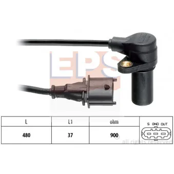 Capteur d'angle, vilebrequin EPS OEM 2R0906433D