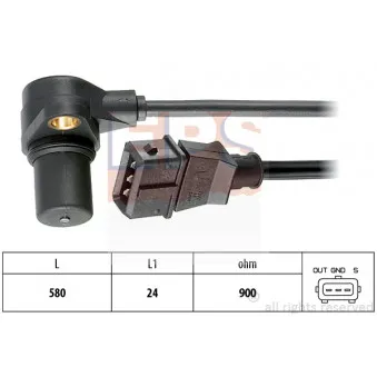 Capteur d'angle, vilebrequin EPS OEM 050906433B