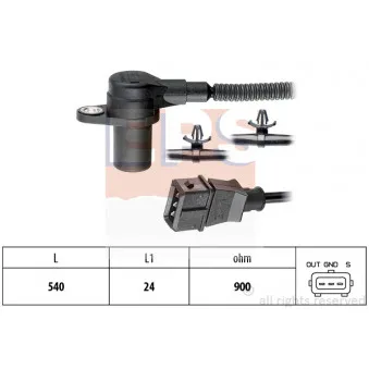 Capteur d'angle, vilebrequin EPS OEM 396004X100