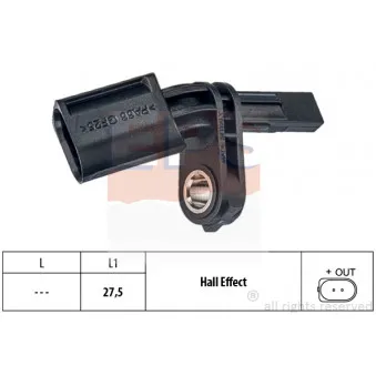 Capteur, vitesse de roue EPS OEM wht003856d