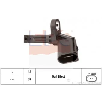 Capteur, vitesse de roue EPS OEM 4E0927804F