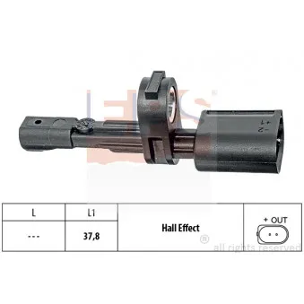 Capteur, vitesse de roue EPS OEM 65271200004