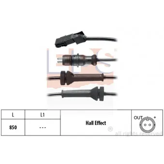 Capteur, vitesse de roue EPS OEM 8200043136