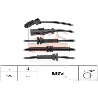 Capteur, vitesse de roue EPS OEM 8200441404