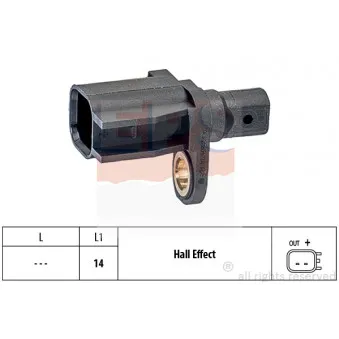 Capteur, vitesse de roue EPS OEM AV6T2B372EC