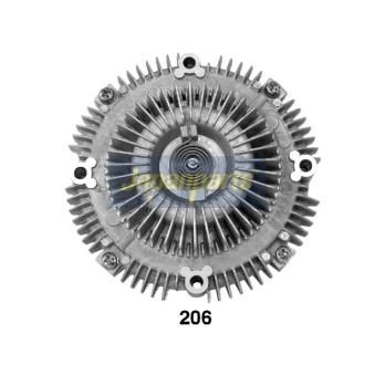 Embrayage, ventilateur de radiateur JAPANPARTS [VC-206]