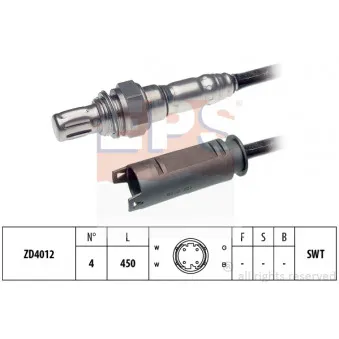 Sonde lambda EPS OEM 11781743996