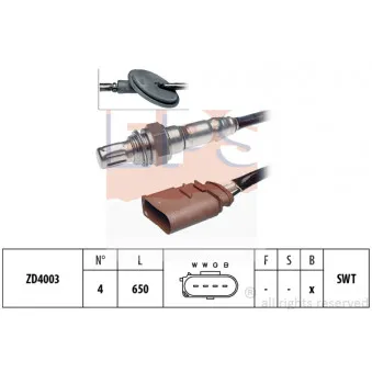 Sonde lambda EPS OEM 036906265H