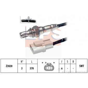 Sonde lambda EPS OEM 2269048P10