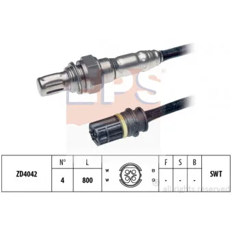 Sonde lambda EPS 1.997.421