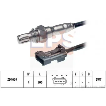 Sonde lambda EPS OEM 4301545