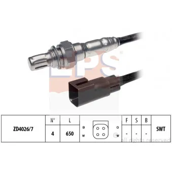 Sonde lambda EPS OEM 93AB9F472AA