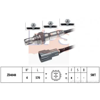 Sonde lambda EPS OEM 8946502040