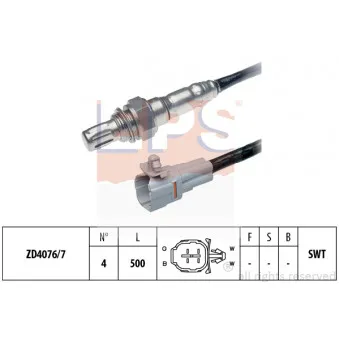 Sonde lambda EPS OEM 1821365J12