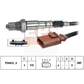 Sonde lambda EPS OEM 022906262AC