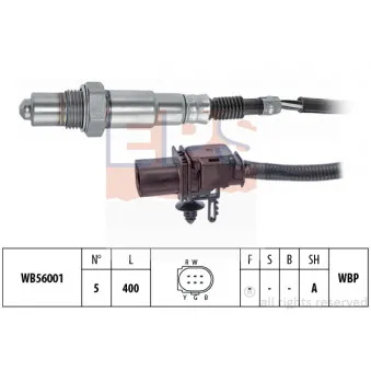 Sonde lambda EPS 1.998.393 pour FORD TRANSIT 2.2 TDCi - 140cv