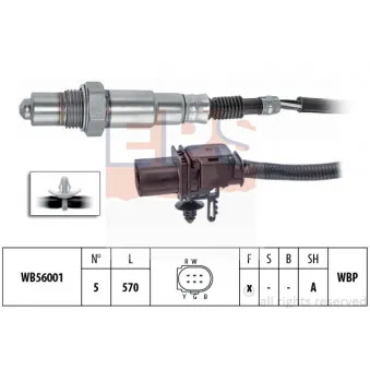Sonde lambda EPS OEM 1821373KA0