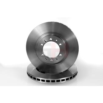 Jeu de 2 disques de frein avant GH OEM MR129648