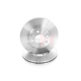 Jeu de 2 disques de frein avant GH OEM 7701204300