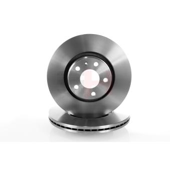 Jeu de 2 disques de frein avant GH OEM 4F0615301D