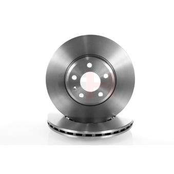 Jeu de 2 disques de frein avant GH OEM 8W0615301G