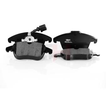 Jeu de 4 plaquettes de frein avant GH OEM 71768493