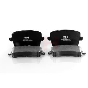 Jeu de 4 plaquettes de frein arrière GH OEM 8KD698451A