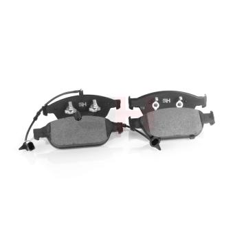 Jeu de 4 plaquettes de frein avant GH OEM 4G0698151B